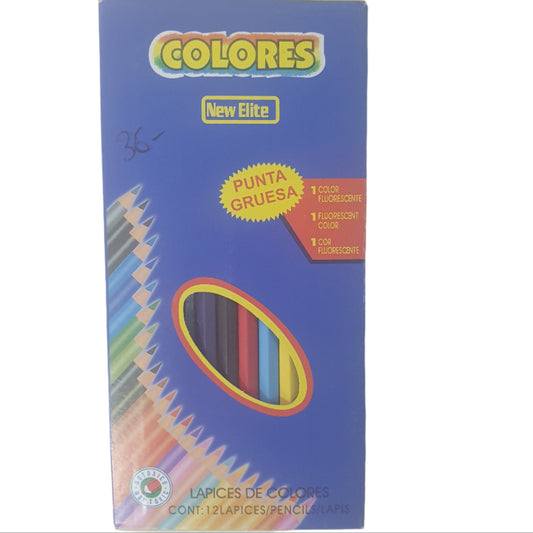 12 Coloring Pencils
