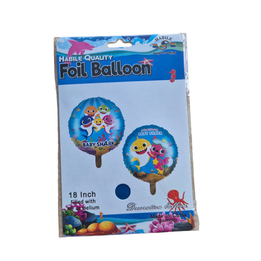 Baby Shark Foil Balloon