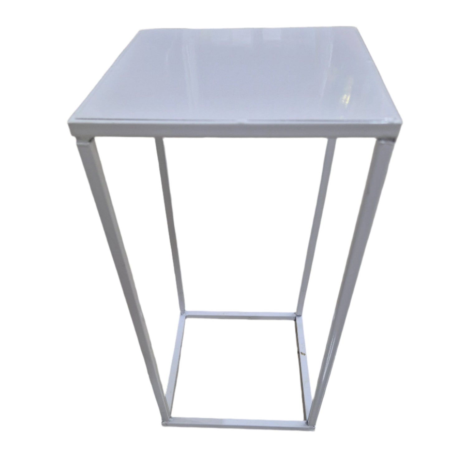 White Deco Stand
