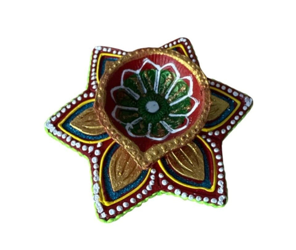 Star Plate Diya