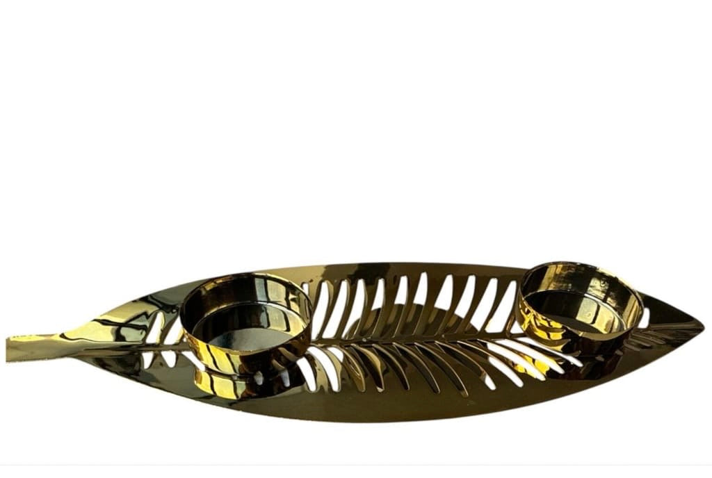 Eid Leaf Candle Holder