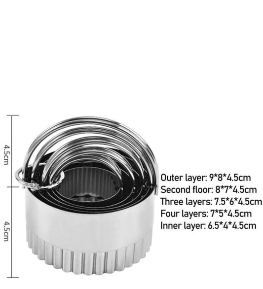 5 Pieces Cookie Cutter