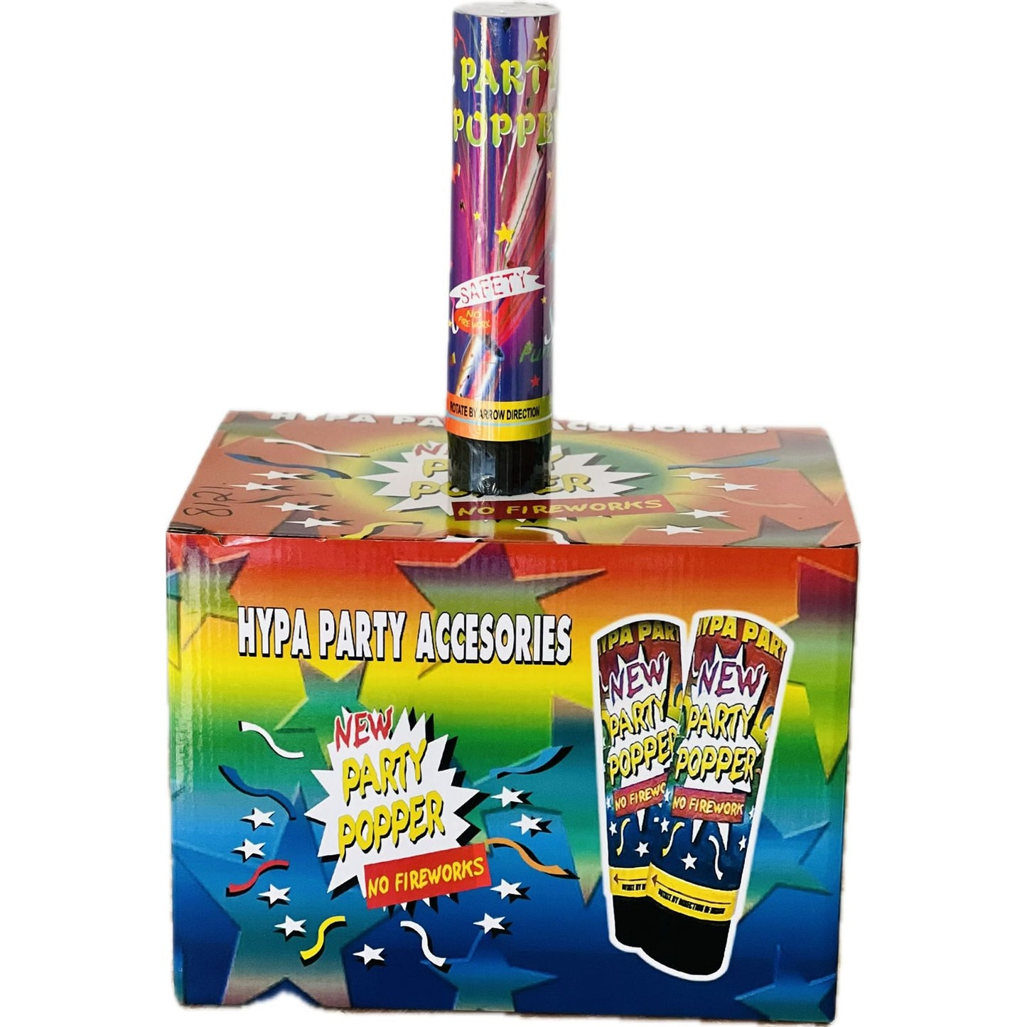 Party Popper Colourful Foil