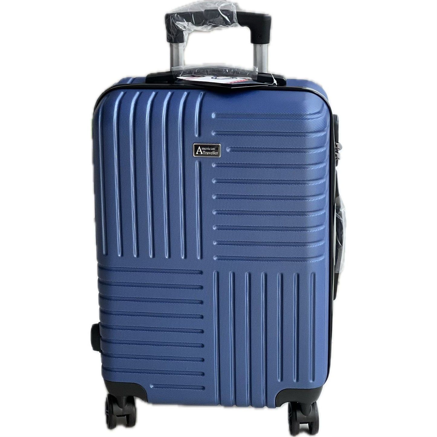 American Traveller Navy Blue Suitcase Set