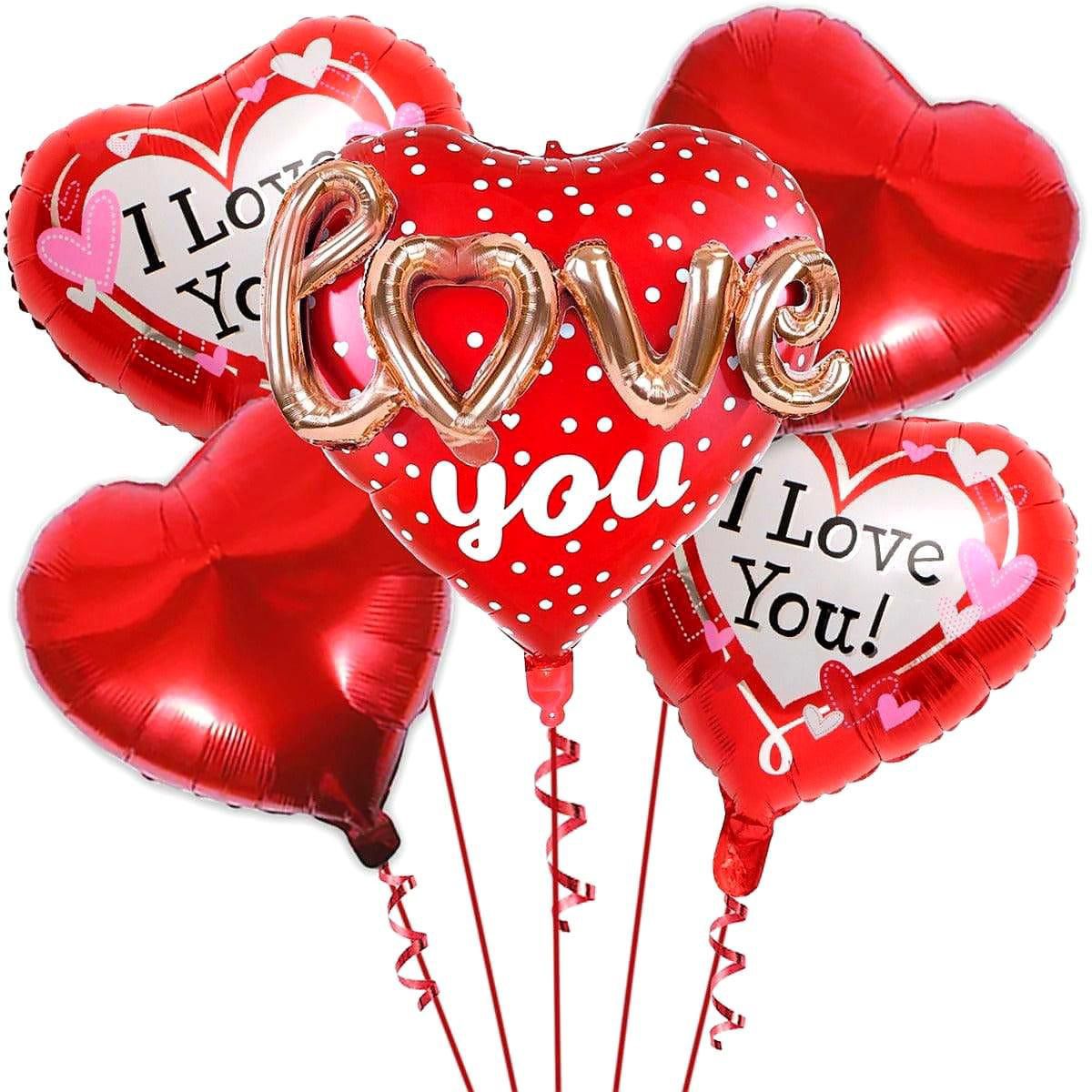 5 Piece Foil Balloons