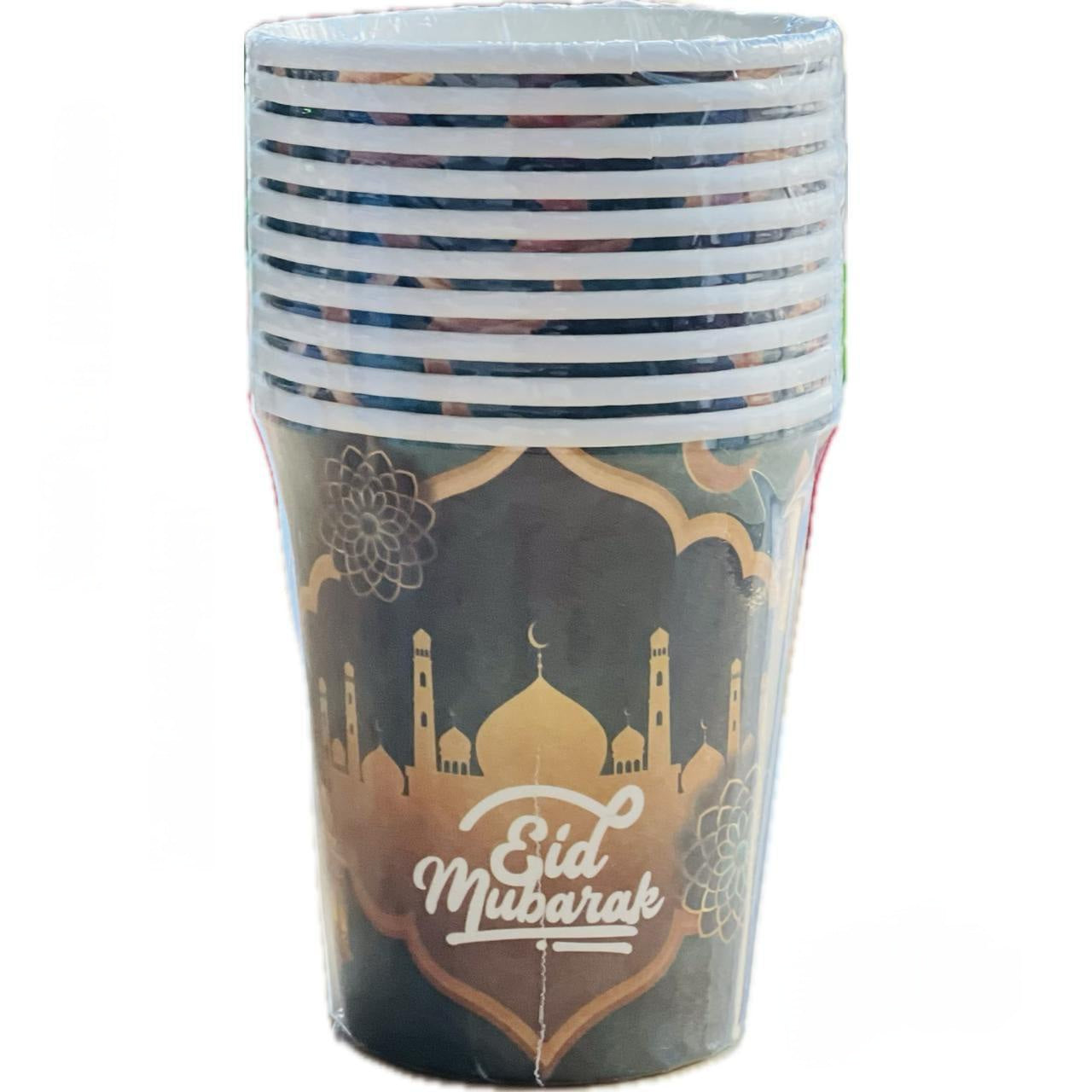 10 Piece Eid Paper Cups