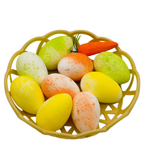 10 Piece Easter Eggs With Basket