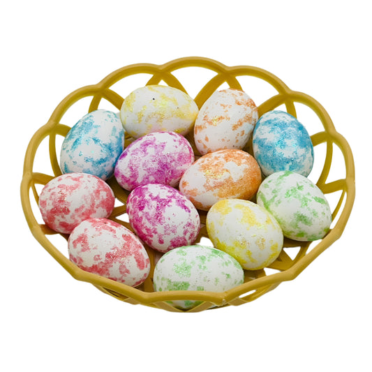 12 Piece Easter Eggs With Basket