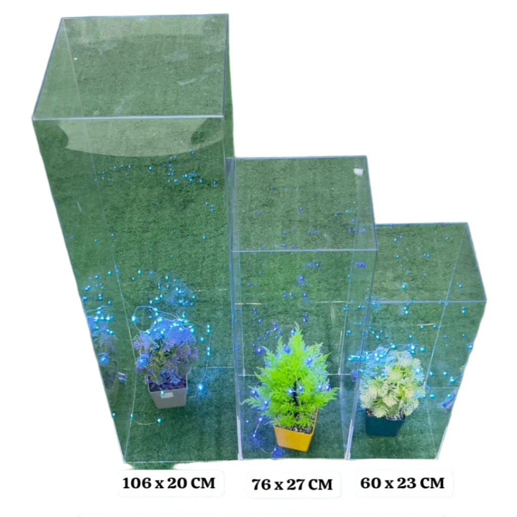 3 Piece Matte Arcylic Deco Set