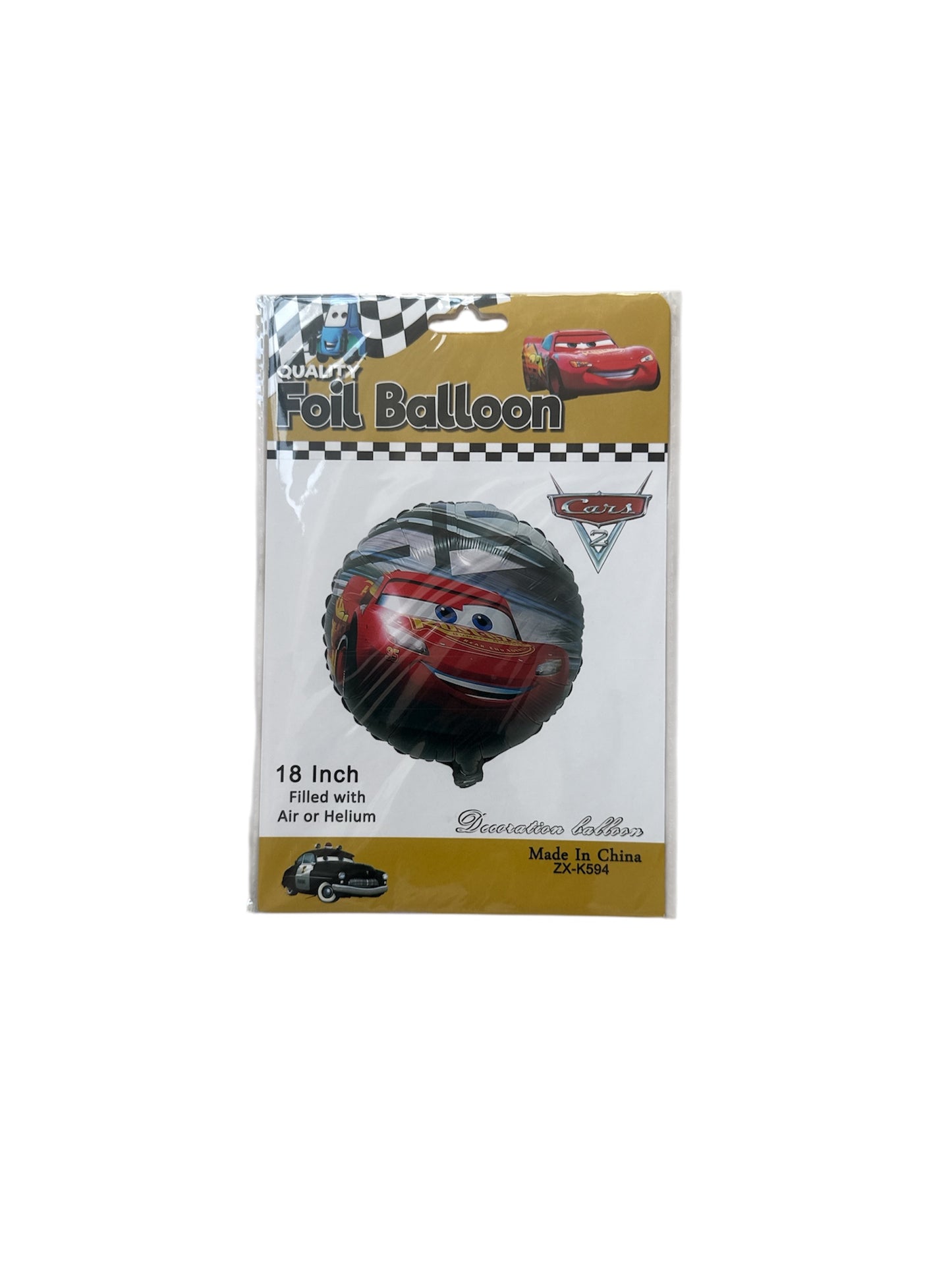 Balloon Foil Cars