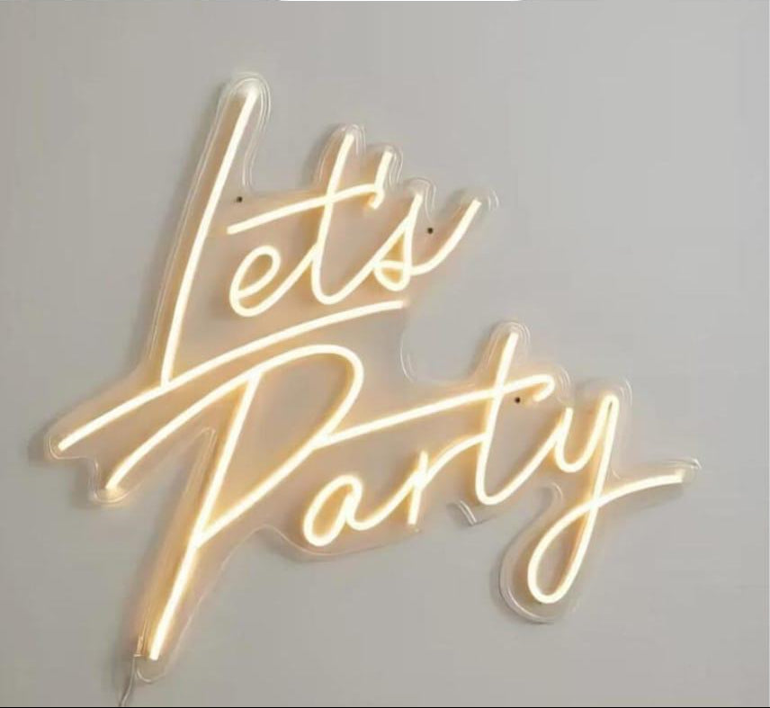 Let's Party Led Neon Board