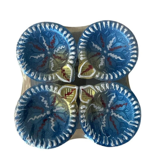 4 Pieces Diya
