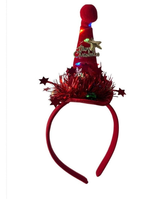 Xmas Hair Clip With Light