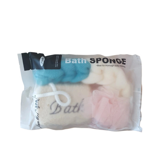 Bath Sponges - 3 Piece