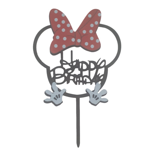 Minnie Mouse Cake Topper