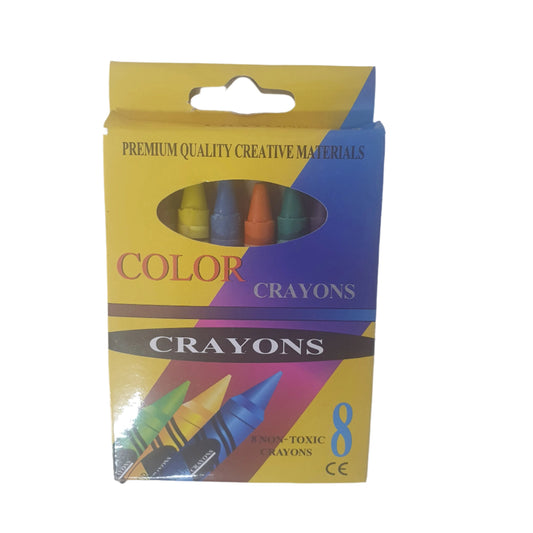 8 Color Crayons