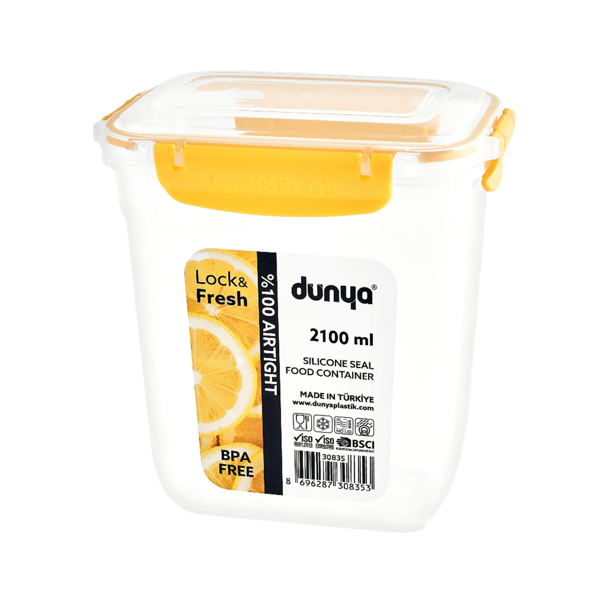 Caramel Container Yellow Colorful Containers – Hassamal Shopping Centre