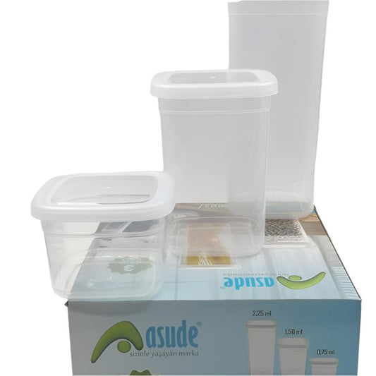 Tall Food Container - Set of 3