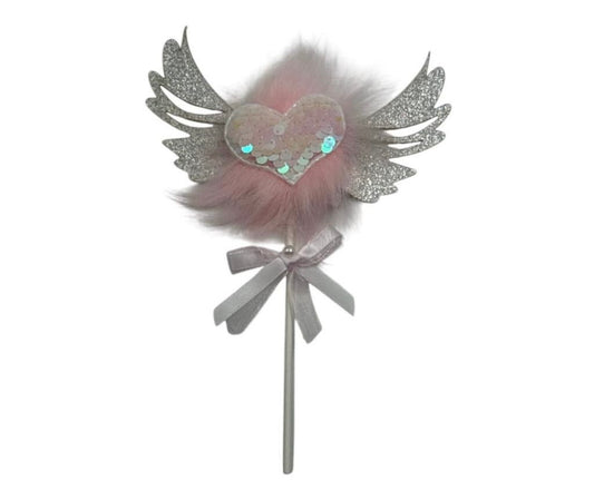 Cake Topper Heart wings