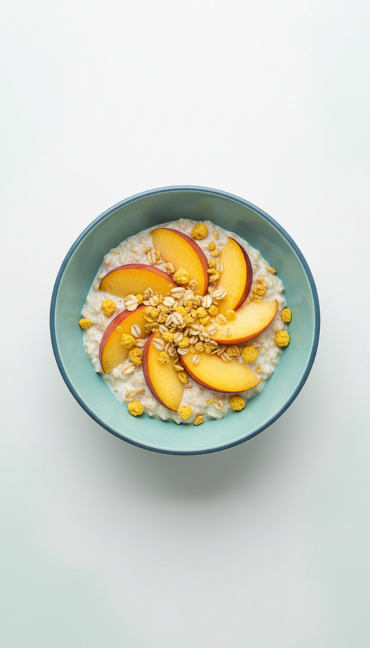 Ceramic breakfast bowl with matte glaze