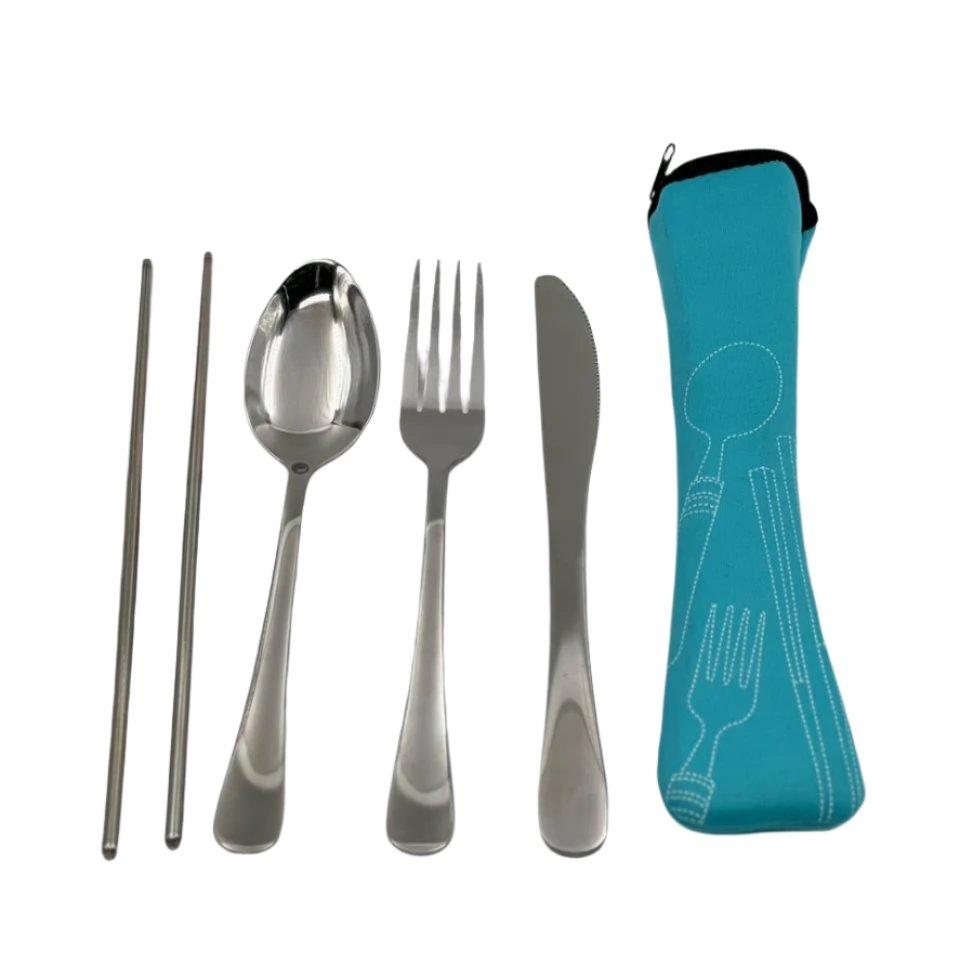 4 Piece Cutlery Set in Pouch