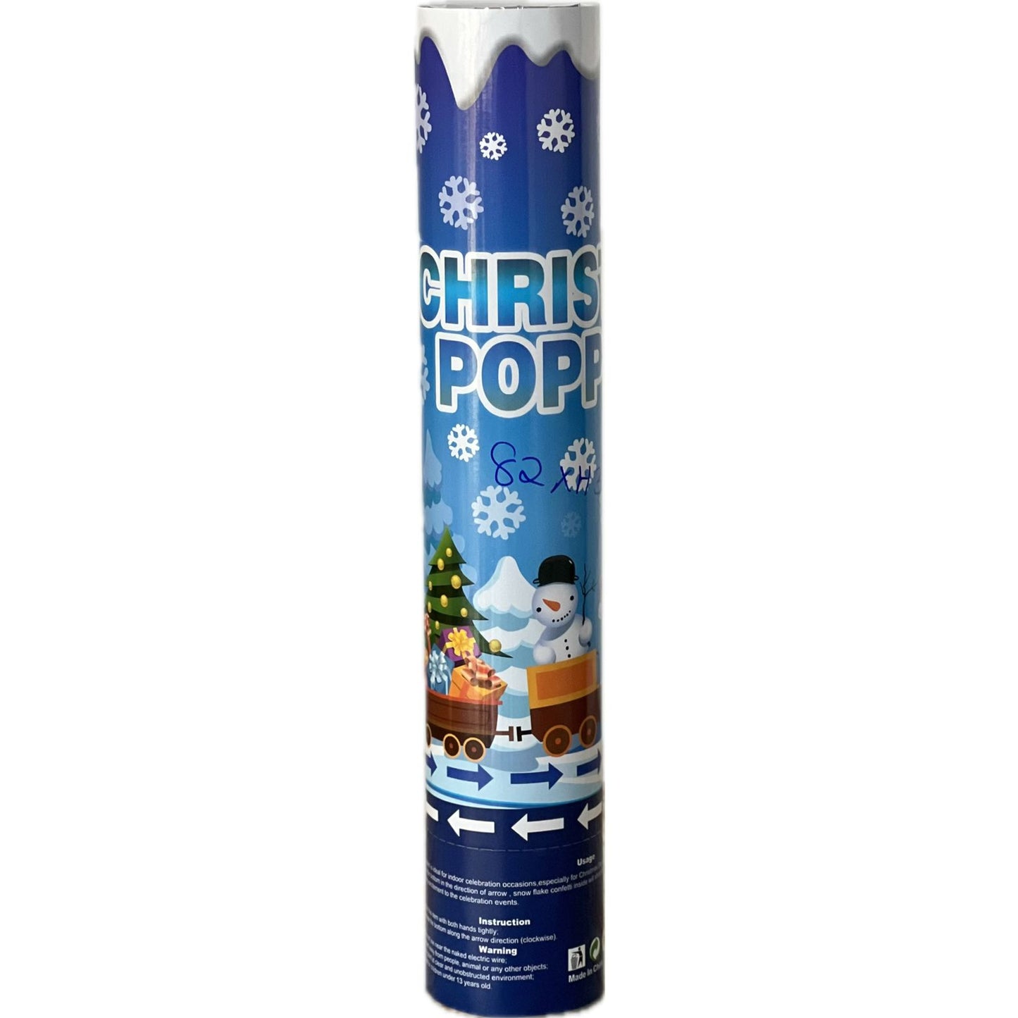 Christmas Snowflake Poppers