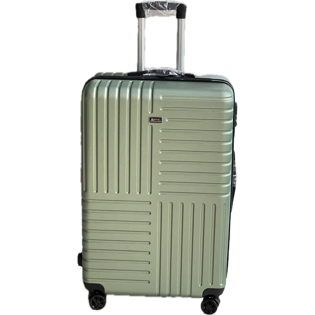 American Traveller Army Green Suitcase Set