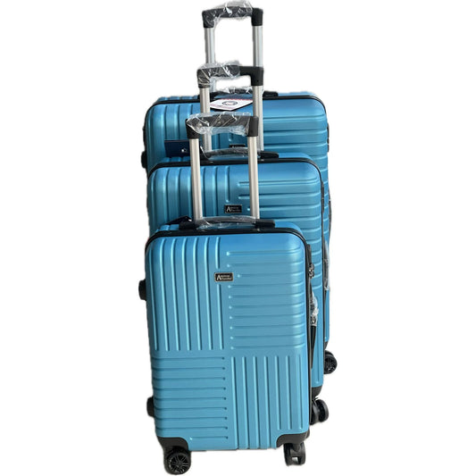 American Traveller Blue Suitcase Set