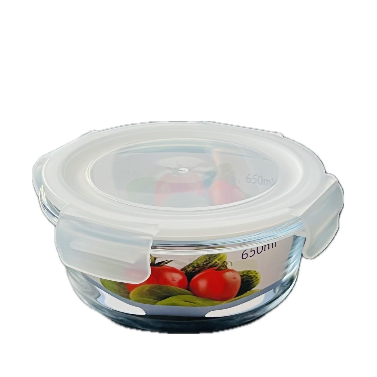 Glass Bowl Lunch Box - 650 ML