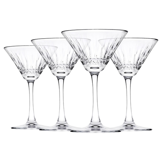 4 Piece Martini Glass Set - Pasabahce Elysia