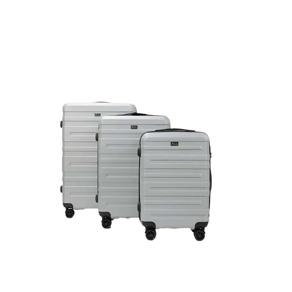 Gray Suitcase Set