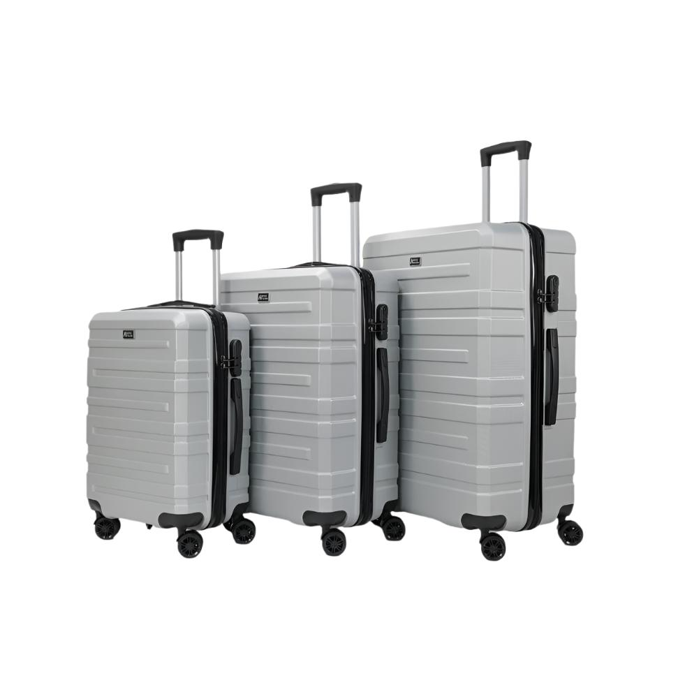 Gray Suitcase Set