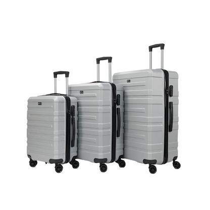 Gray Suitcase Set