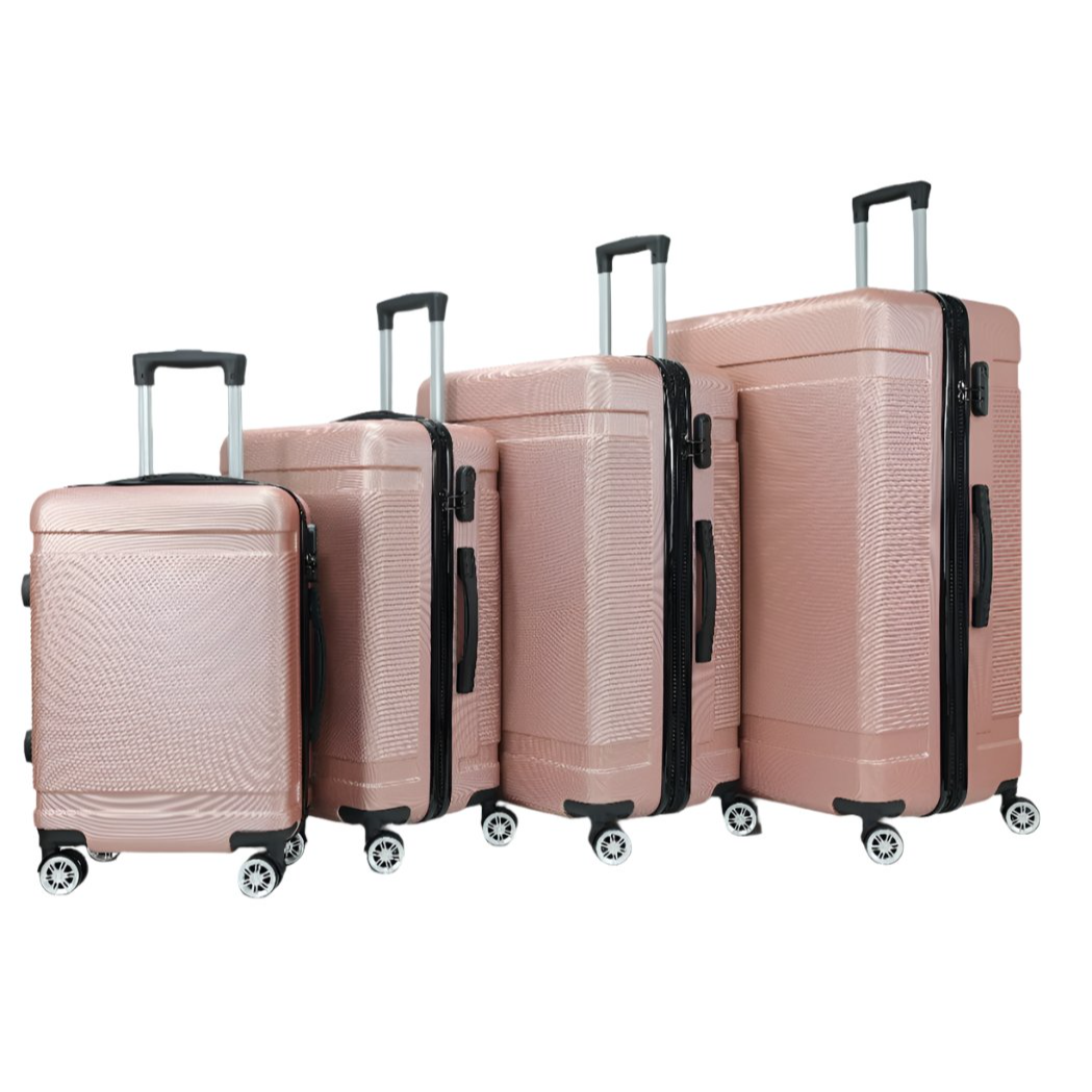 Pink Suitcase Set