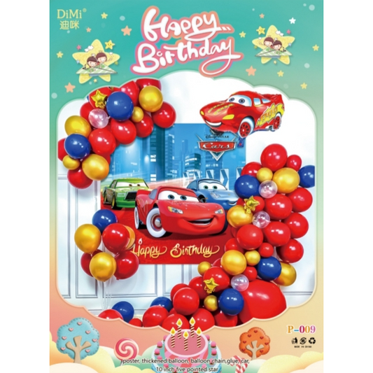 Cars Balloon Set