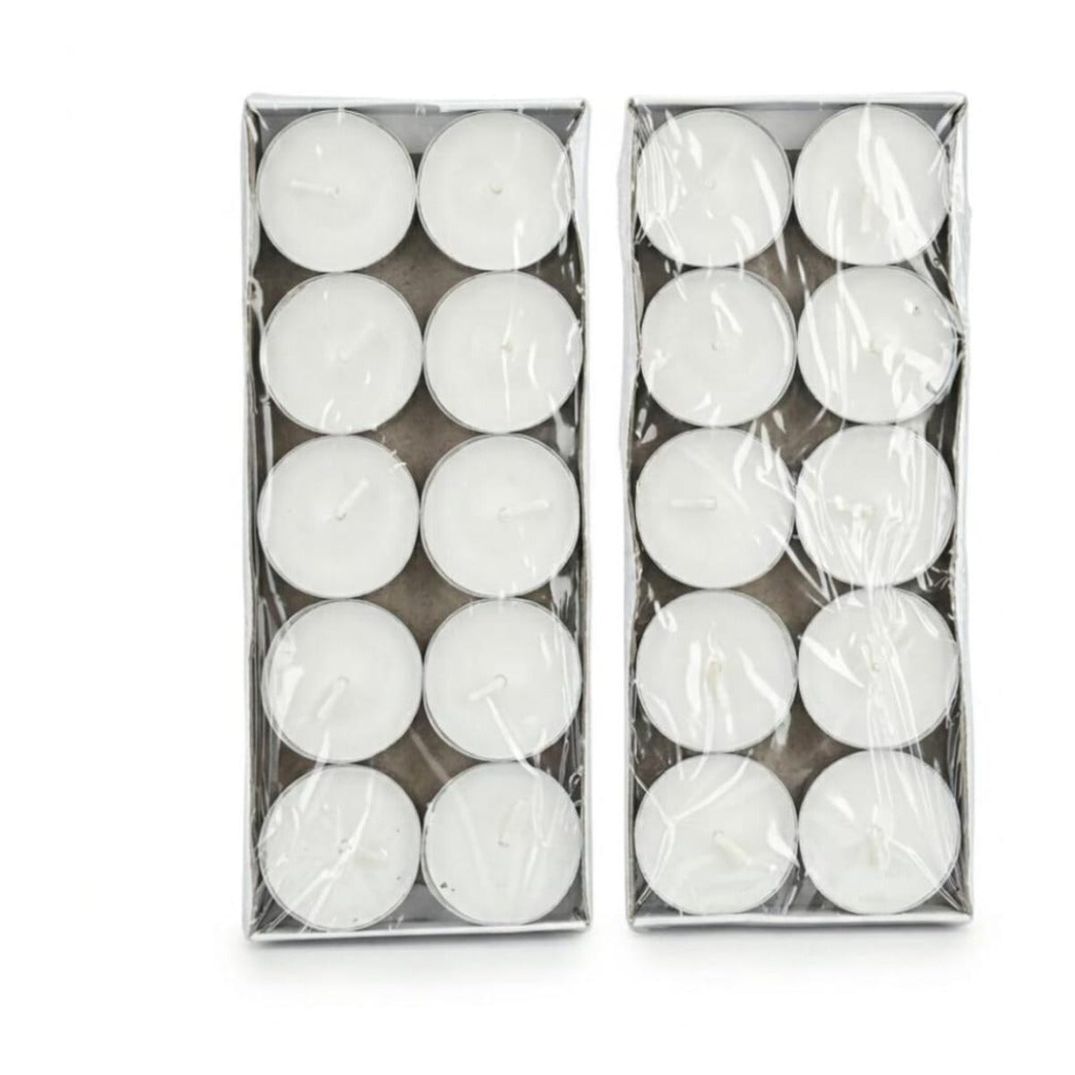 10 Piece White Tealight Candles