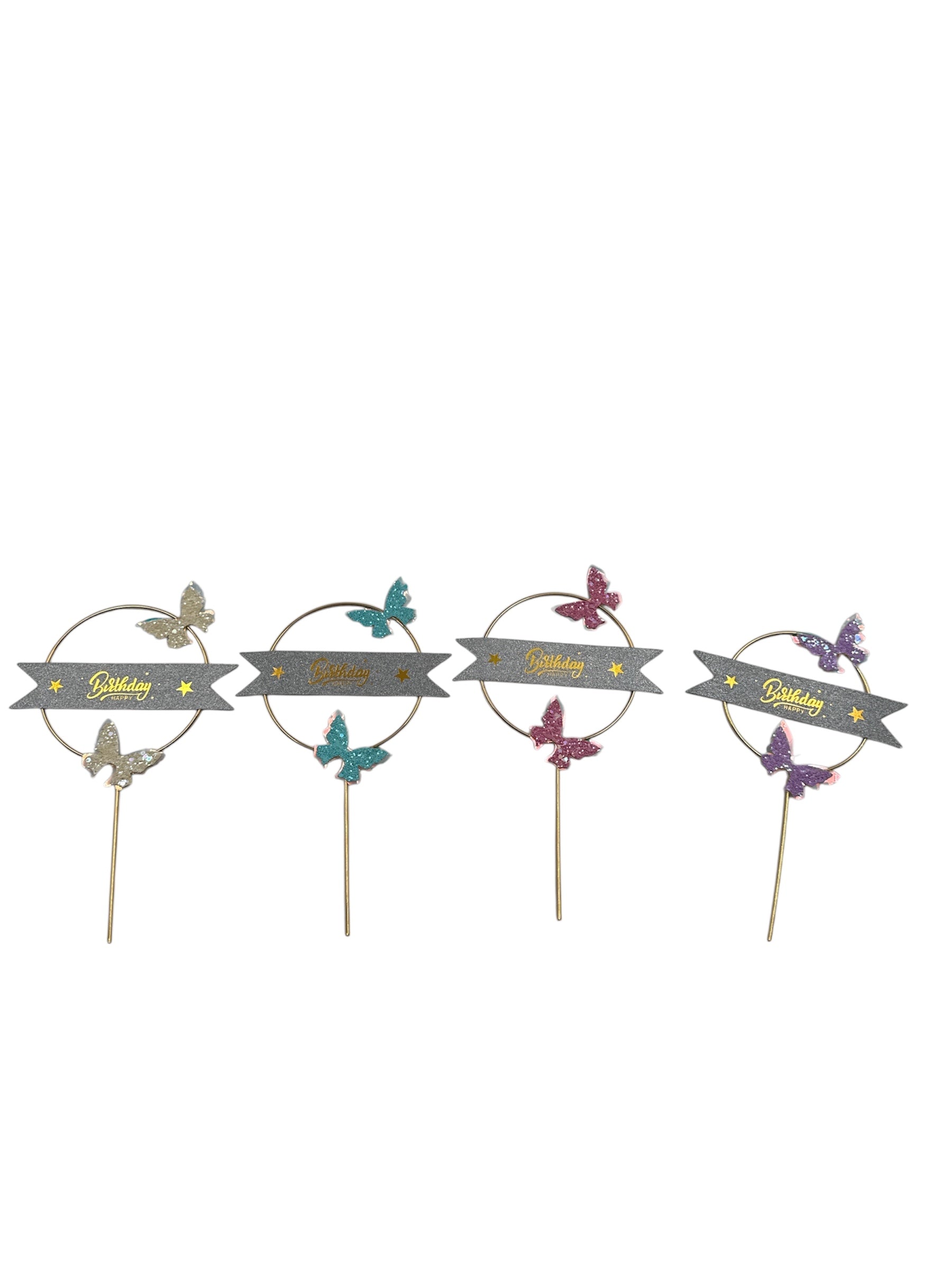 Cake Topper With Butterfly