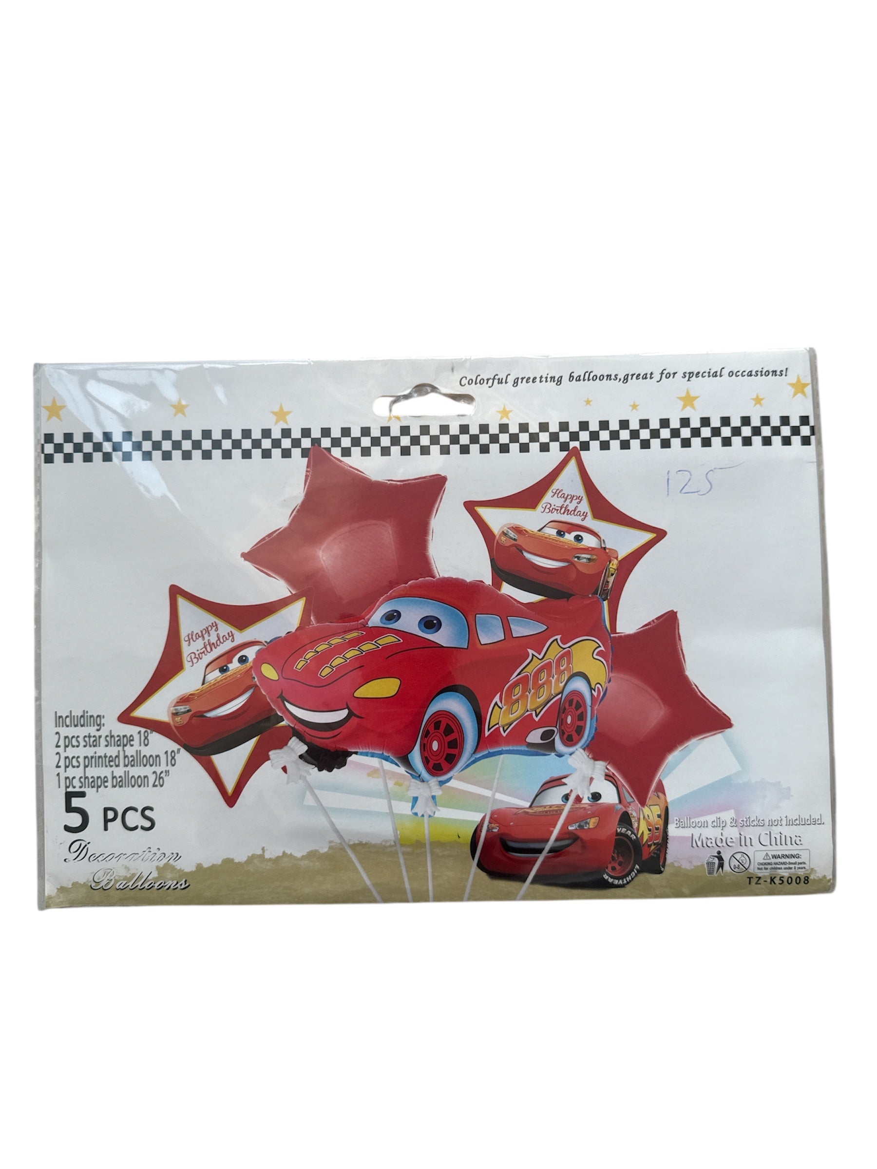5 PC Foil Balloons