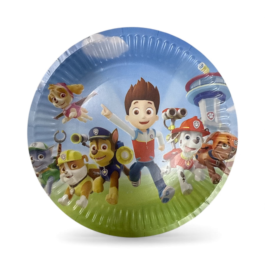 10 PC Paw Patrol Plate
