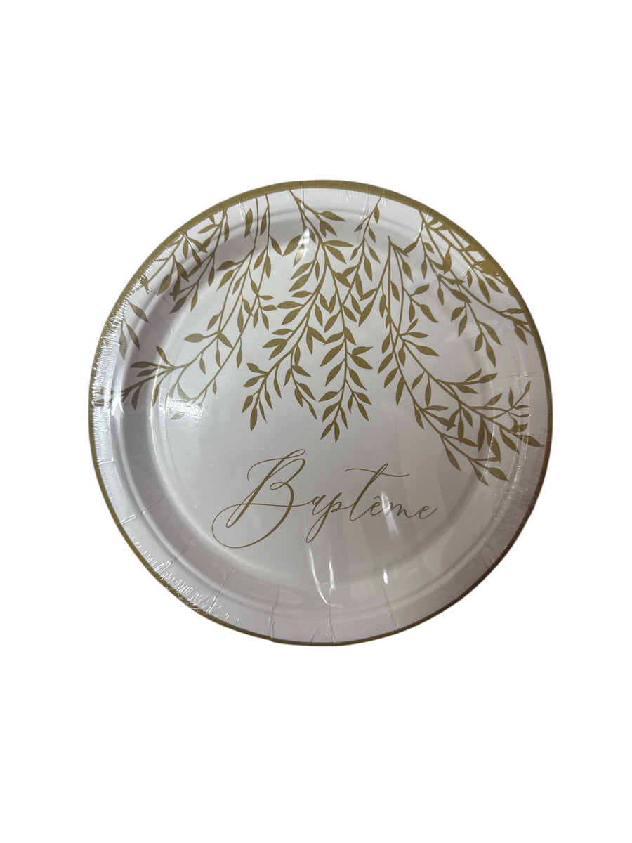 Paper Plate Bapteme