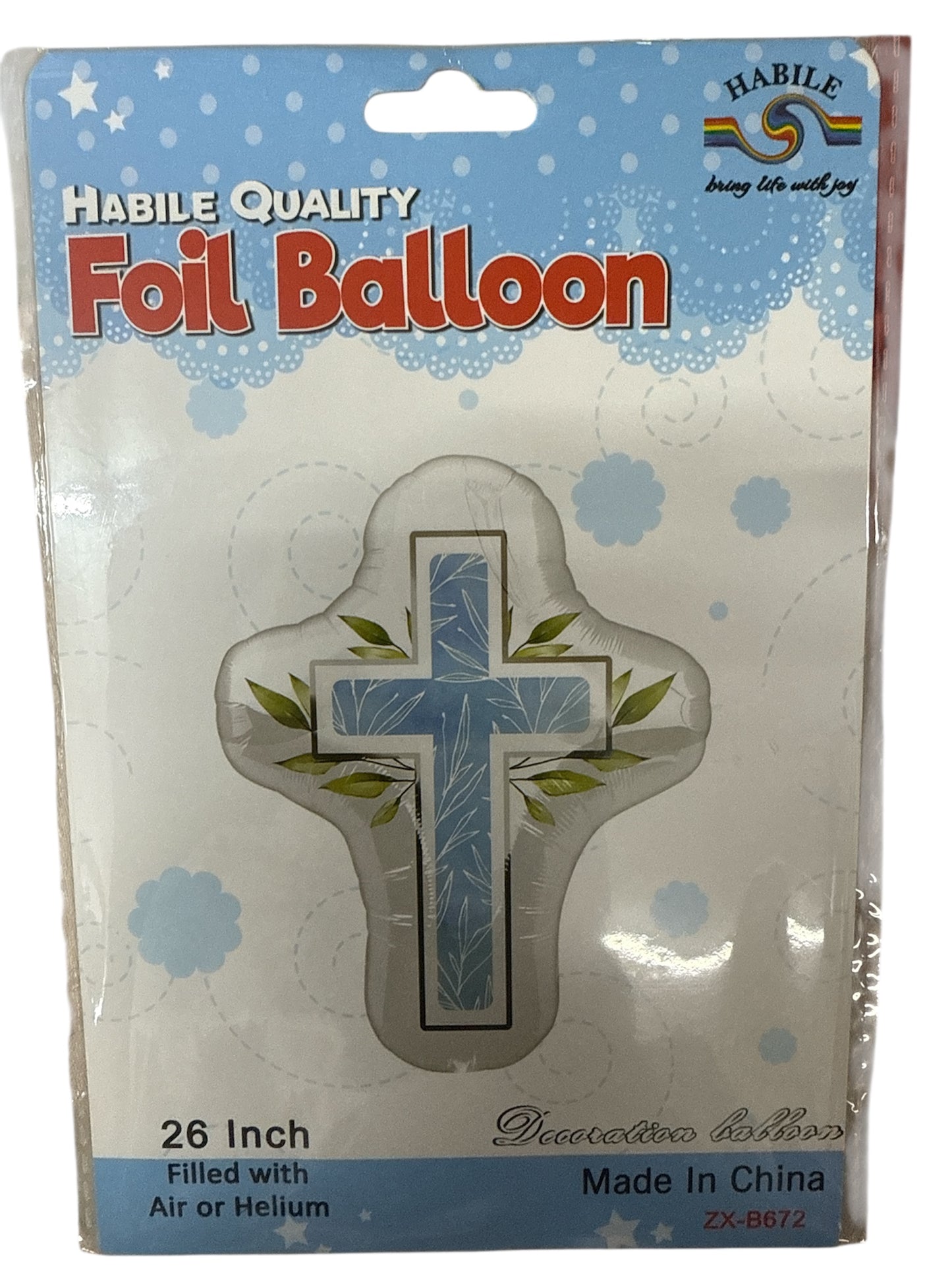 Cross Foil Balloon