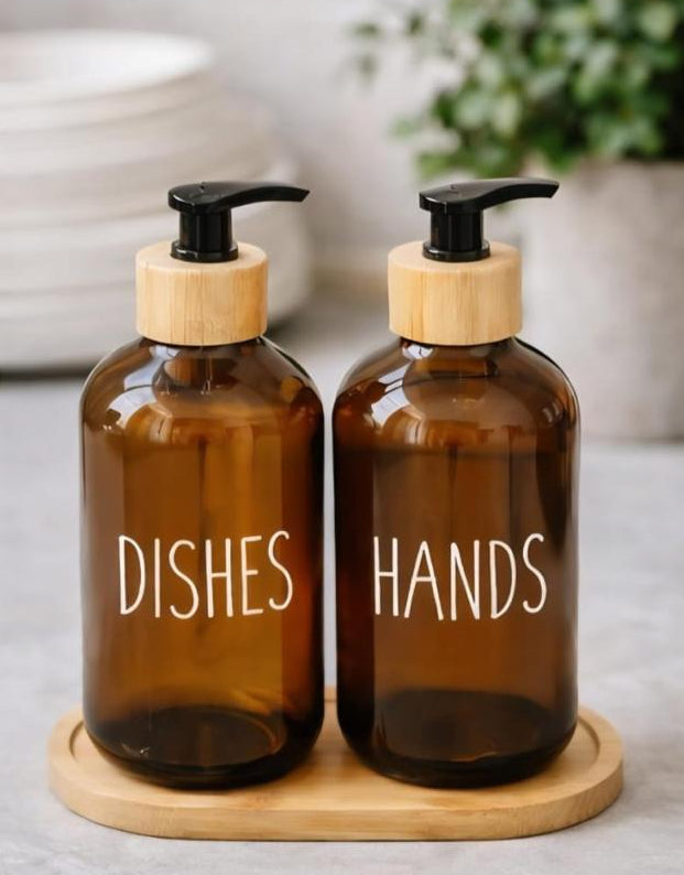 2 PC Soap Dispenser