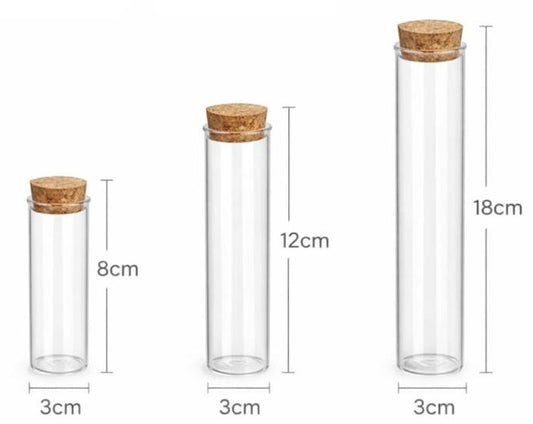Glasstube With Cork