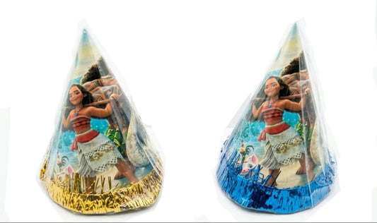 10 Pieces Party Hat Moana 20cm