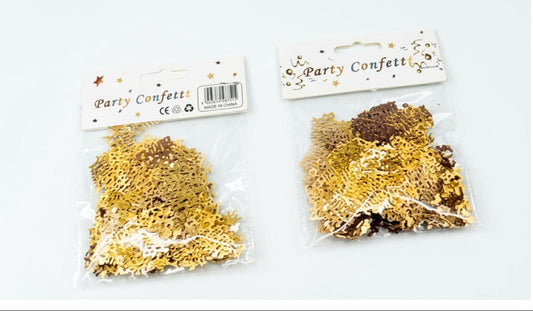 Confettis Happy Birthday Gold