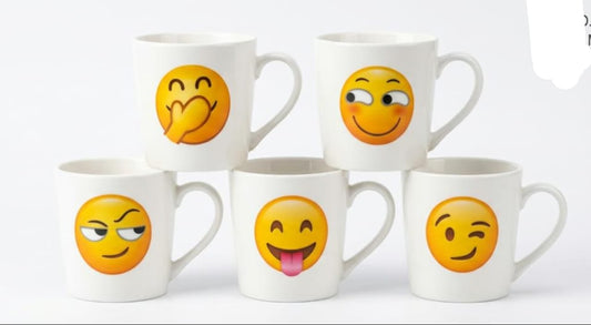 Coffee Mug Smiley Emoji