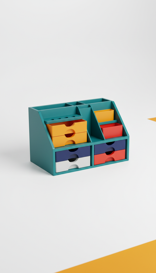 School Supply Organizer Mango Accent
