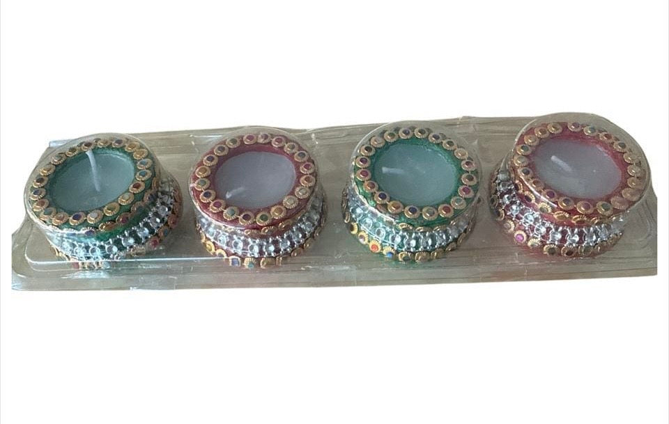 4 Pieces Diya