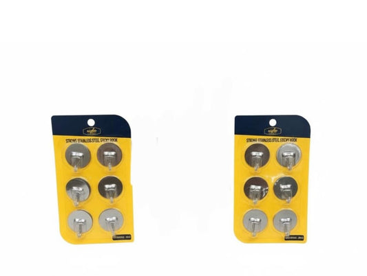 6 pieces Metal Hooks