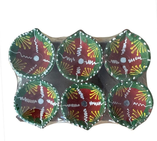 6 Pieces Diya
